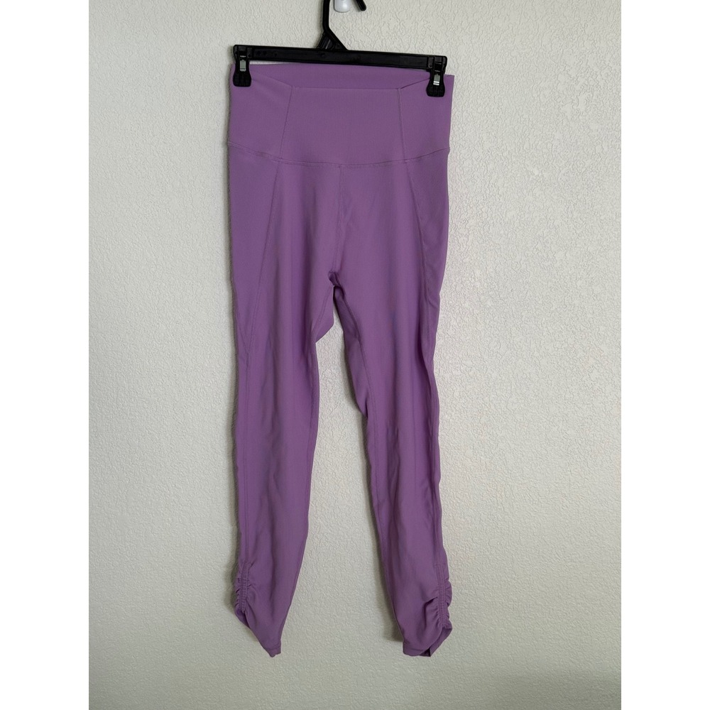Wilo the Label Purple Ribbed Leggings Sz M